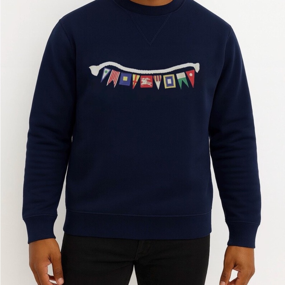 Burberry Vintage Nautical Rope Sweatshirt | Burberrys of London | Mens Small